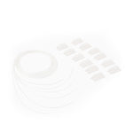 Clip and string pack white string and clear clips