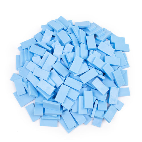 Bulk Dominoes Powder Blue Pile