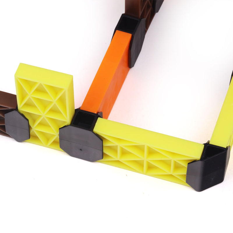 S Shape Clips Connectors Rubber Band Plastic Connectors Kit for DIY Bracelet Making, Clear Pack of 800 | Harfington