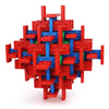 larger than earth dominoes called blokix amazing red and blue structure