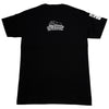 black shirt bulk dominoes tech logo back