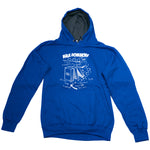blue tech hoodie front 