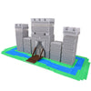 Bulk Dominoes Mixed Kinetic Planks of all colors castle with moat