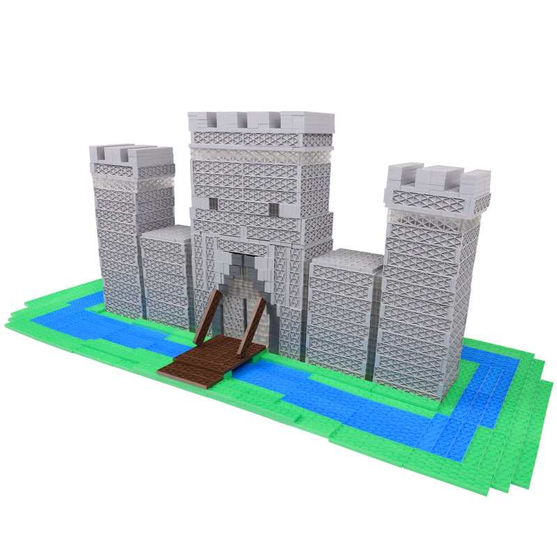 Kinetic Planks Castle with moat