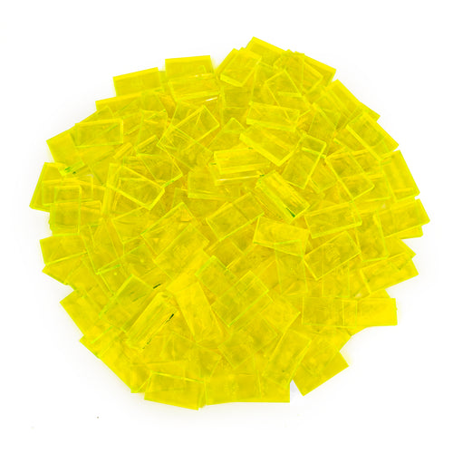 Clear neon yellow bulk domino videos