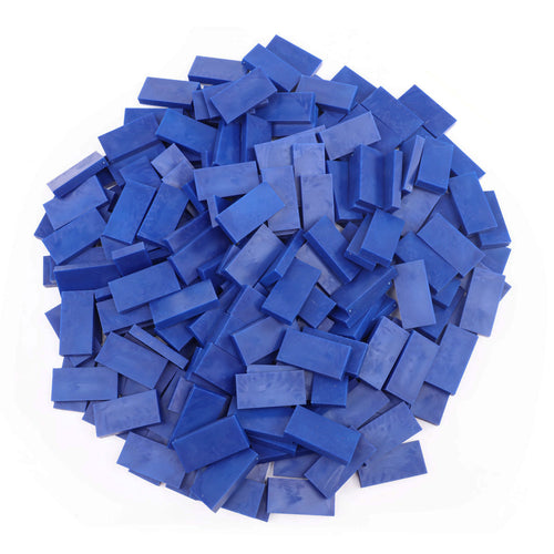 Dark blue bulk dominoes single pile