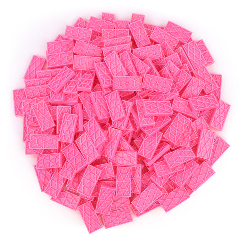 Bubble gum pink kinetic dominoes