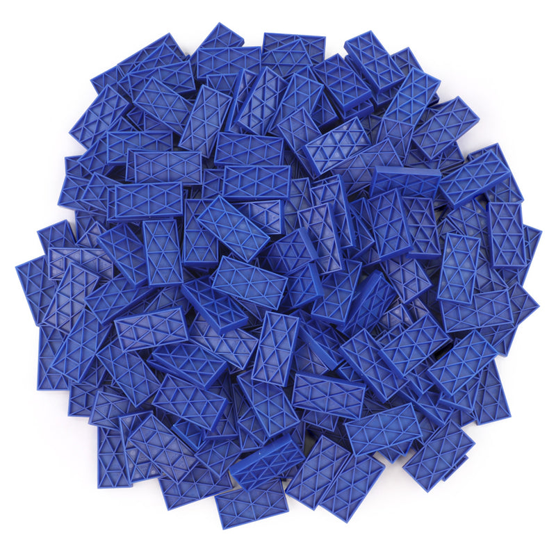 Dark blue kinetic dominoes