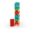 Bulk Dominoes Mini Clear Large domino next to the mini tower
