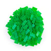 Bulk Dominoes Mini Clear Green