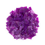 Bulk Dominoes Mini Clear purple