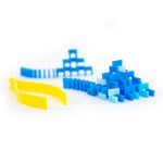 Mini Micro blue dominoes