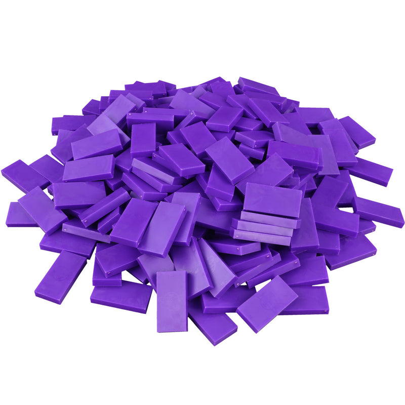 neon purple plasma purple style bulk dominoes